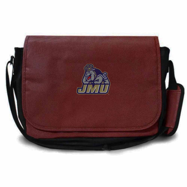 JMU Dukes Football Messenger Bag - Authentic Series