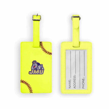 JMU Dukes Softball Luggage Tag - Authentic Series
