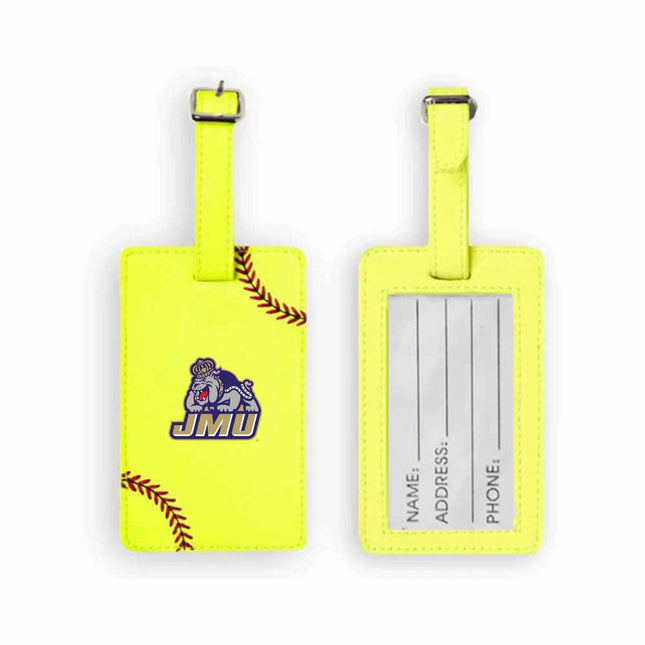 JMU Dukes Softball Luggage Tag - Authentic Series