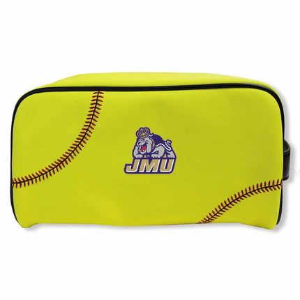 JMU Dukes Softball Toiletry and Cosmetics Bag - Authentic Series