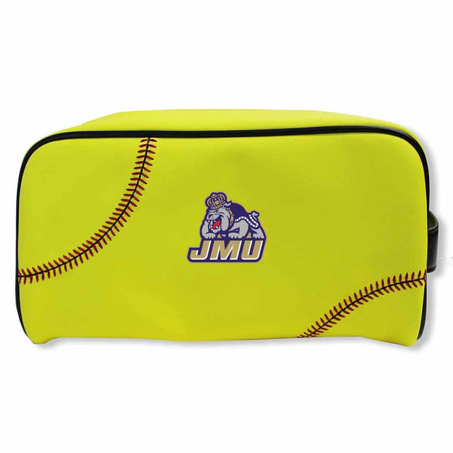 JMU Dukes Softball Toiletry and Cosmetics Bag - Authentic Series