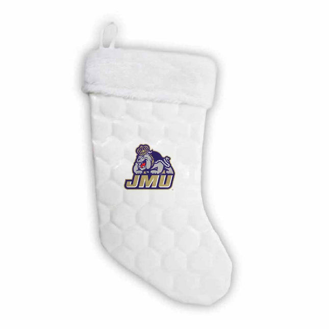 JMU Dukes Soccer Christmas Stocking - Authentic Series