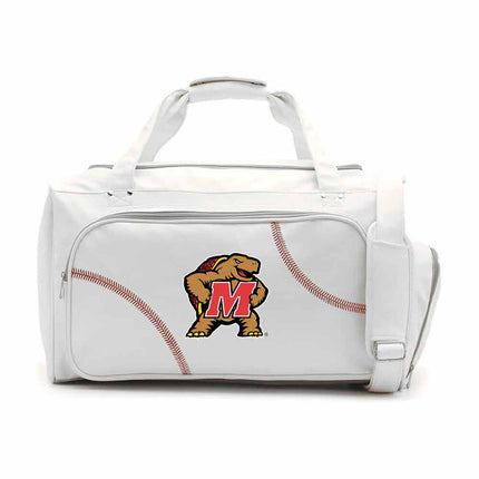 Maryland Terrapins Baseball Duffel Bag - Authentic Series
