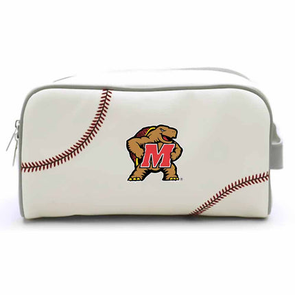 Maryland Terrapins Baseball Toiletry and Cosmetics Bag - Authentic Series