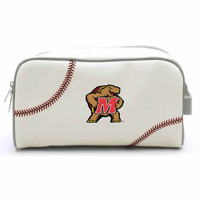 Maryland Terrapins Baseball Toiletry and Cosmetics Bag - Authentic Series