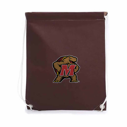 Maryland Terrapins Football Drawstring Bag - Authentic Series