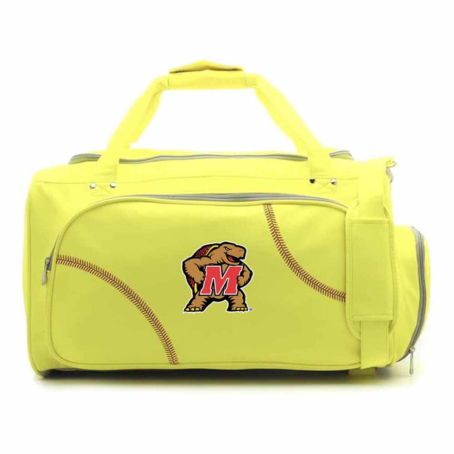 Maryland Terrapins Softball Duffel Bag - Authentic Series