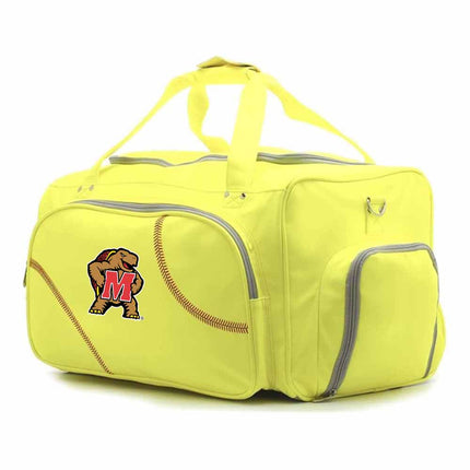 Maryland Terrapins Softball Duffel Bag - Authentic Series