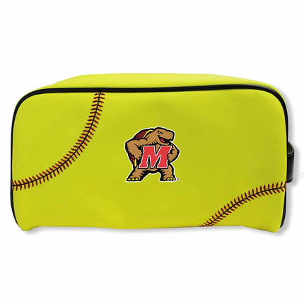 Maryland Terrapins Softball Toiletry and Cosmetics Bag - Authentic Series