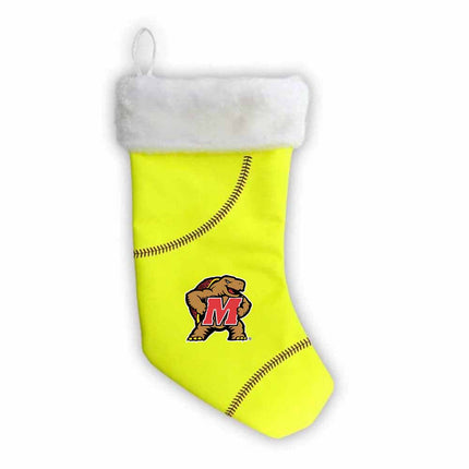 Maryland Terrapins Softball Christmas Stocking - Authentic Series