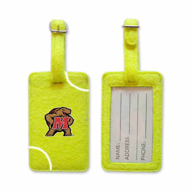 Maryland Terrapins Tennis Luggage Tag - Authentic Series