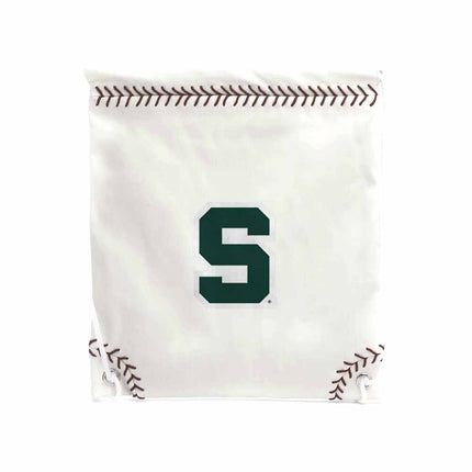 Michigan State Spartans Baseball Drawstring Bag - Authentic Series