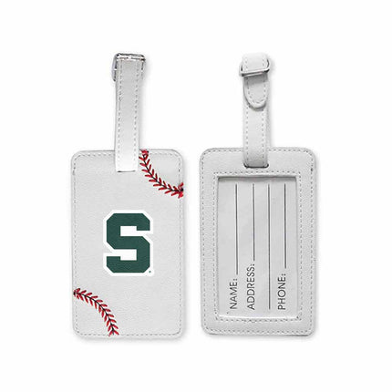 Michigan State Spartans Baseball Luggage Tag - Authentic Series