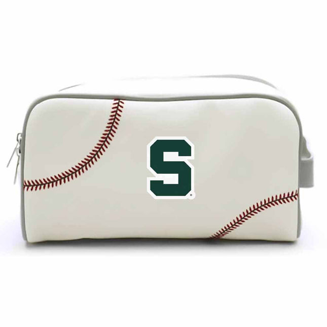 Michigan State Spartans Baseball Toiletry and Cosmetics Bag - Authentic Series