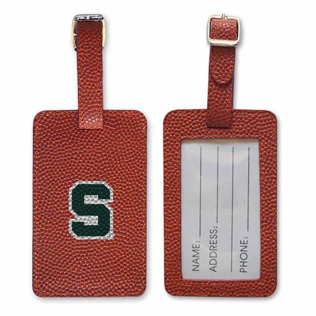 Michigan State Spartans Basketball Luggage Tag - Authentic Series
