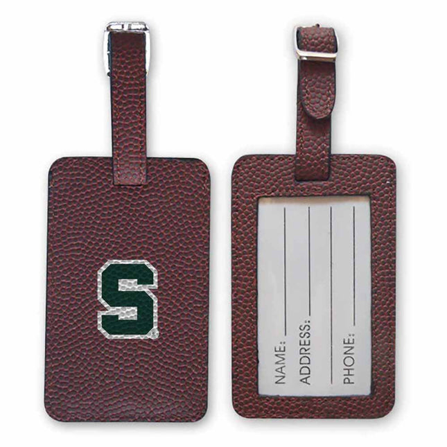 Michigan State Spartans Football Luggage Tag - Authentic Series