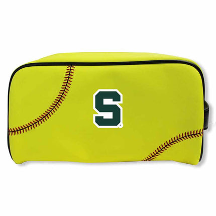 Michigan State Spartans Softball Toiletry and Cosmetics Bag - Authentic Series