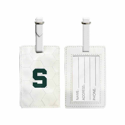 Michigan State Spartans Soccer Luggage Tag - Authentic Series