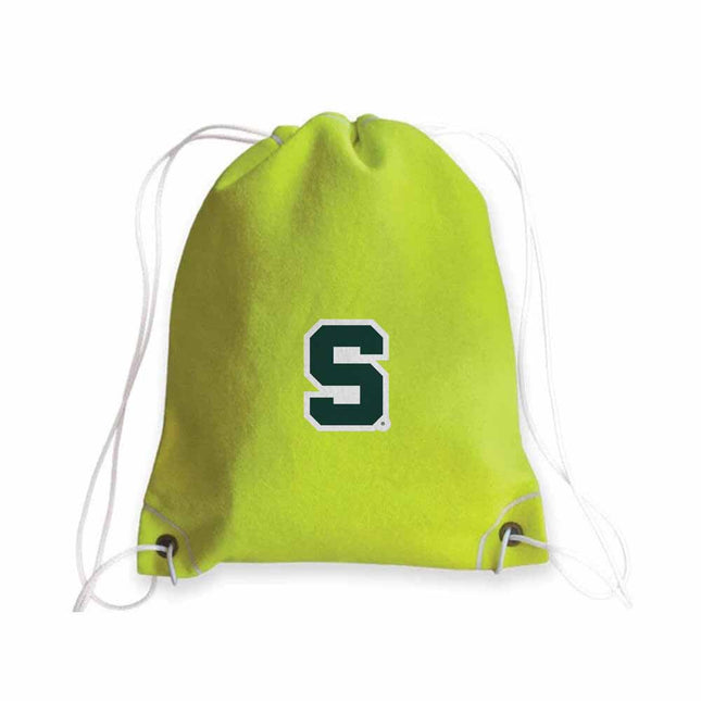 Michigan State Spartans Tennis Drawstring Bag - Authentic Series