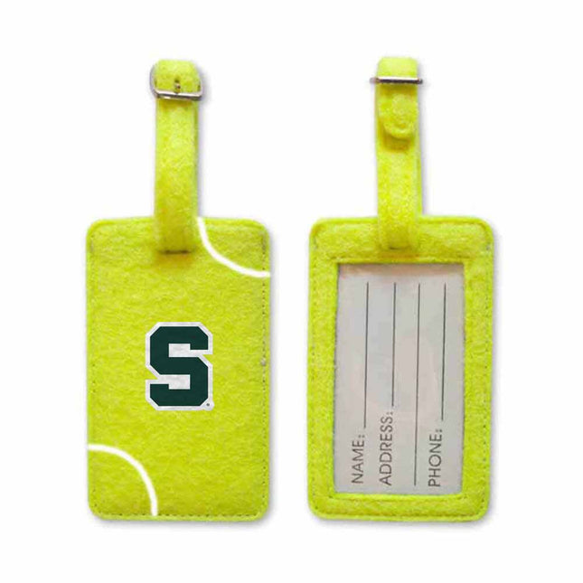 Michigan State Spartans Tennis Luggage Tag - Authentic Series