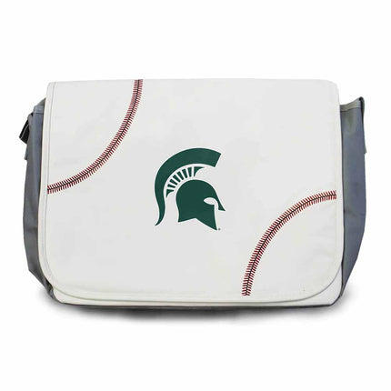 Michigan State Spartans Baseball Messenger Bag - Authentic Series