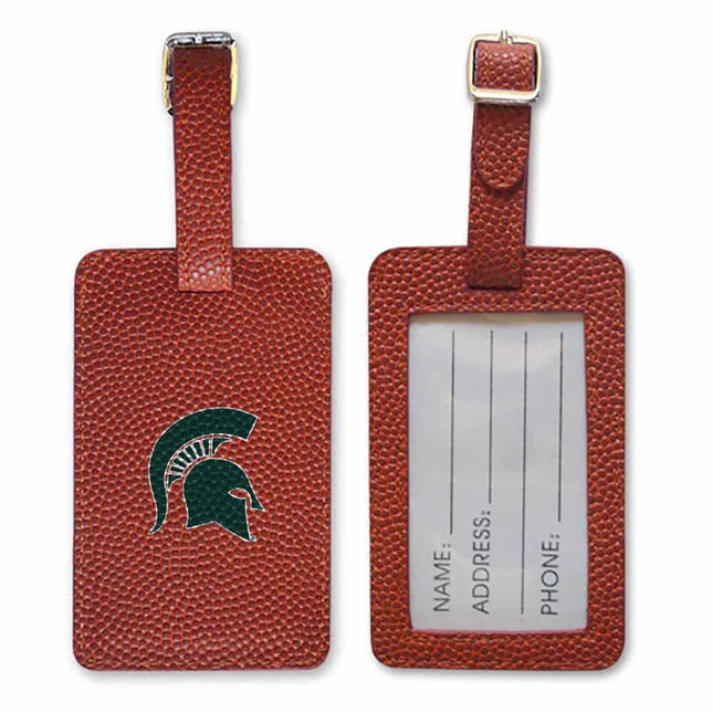 Michigan State Spartans Basketball Luggage Tag - Authentic Series