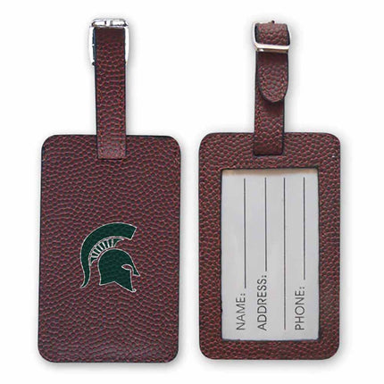 Michigan State Spartans Football Luggage Tag - Authentic Series