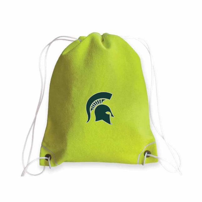 Michigan State Spartans Tennis Drawstring Bag - Authentic Series