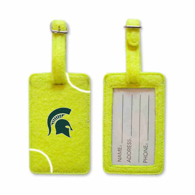 Michigan State Spartans Tennis Luggage Tag - Authentic Series