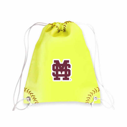 Mississippi State Bulldogs Softball Drawstring Bag - Authentic Series
