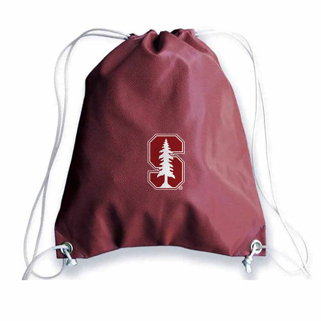 Stanford Cardinals Football Drawstring Bag - Authentic Series