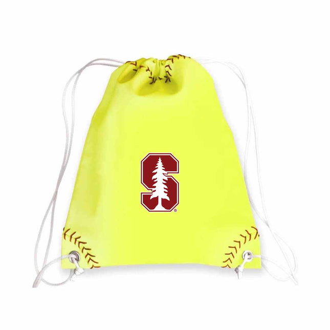 Stanford Cardinals Softball Drawstring Bag - Authentic Series