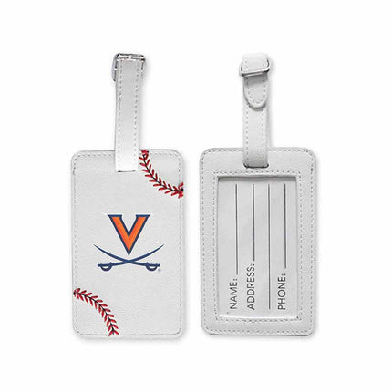 Virginia Cavaliers Baseball Luggage Tag - Authentic Series
