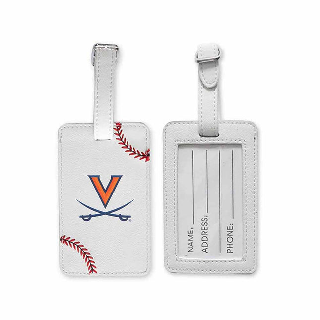 Virginia Cavaliers Baseball Luggage Tag - Authentic Series