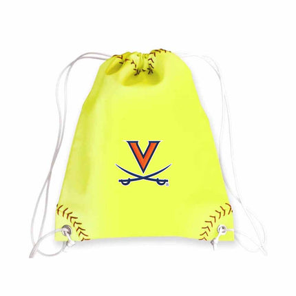 Virginia Cavaliers Softball Drawstring Bag - Authentic Series