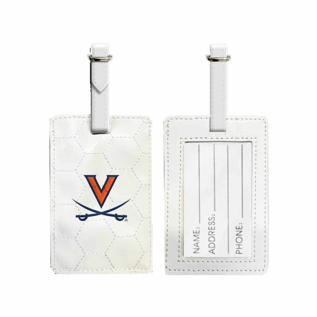 Virginia Cavaliers Soccer Luggage Tag - Authentic Series