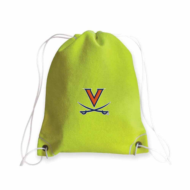 Virginia Cavaliers Tennis Drawstring Bag - Authentic Series