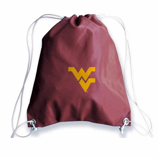 West Virginia Mountaineers Football Drawstring Bag - Authentic Series