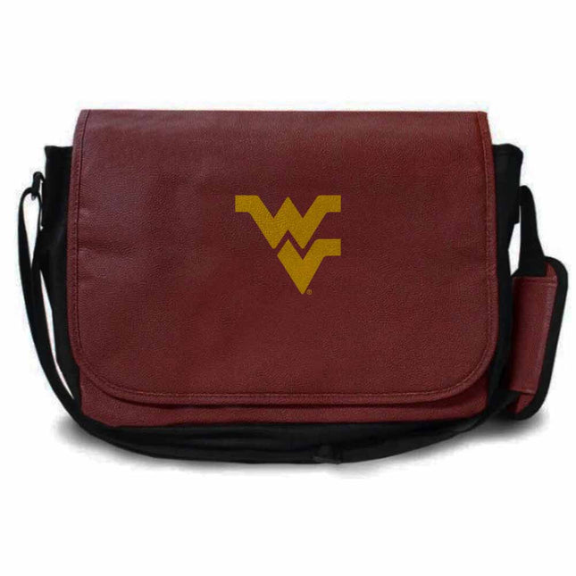 West Virginia Mountaineers Football Messenger Bag - Authentic Series
