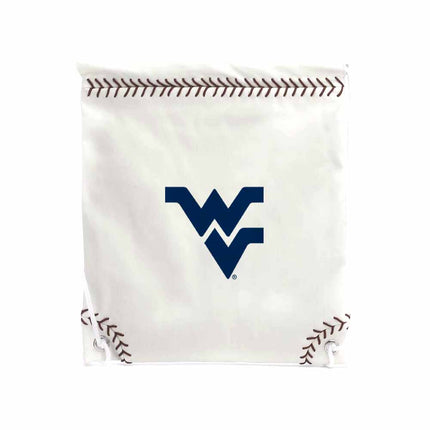 West Virginia Mountaineers Baseball Drawstring Bag - Authentic Series
