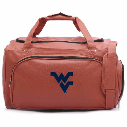 West Virginia Mountaineers Basketball Duffel Bag - Authentic Series