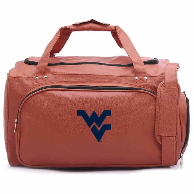 West Virginia Mountaineers Basketball Duffel Bag - Authentic Series
