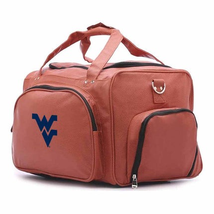 West Virginia Mountaineers Basketball Duffel Bag - Authentic Series