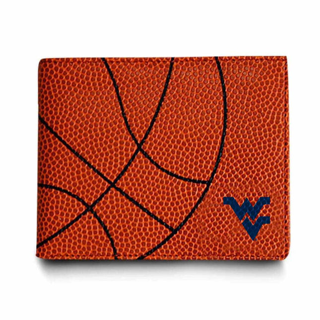 West Virginia Mountaineers Basketball Men's Wallet - Authentic Series