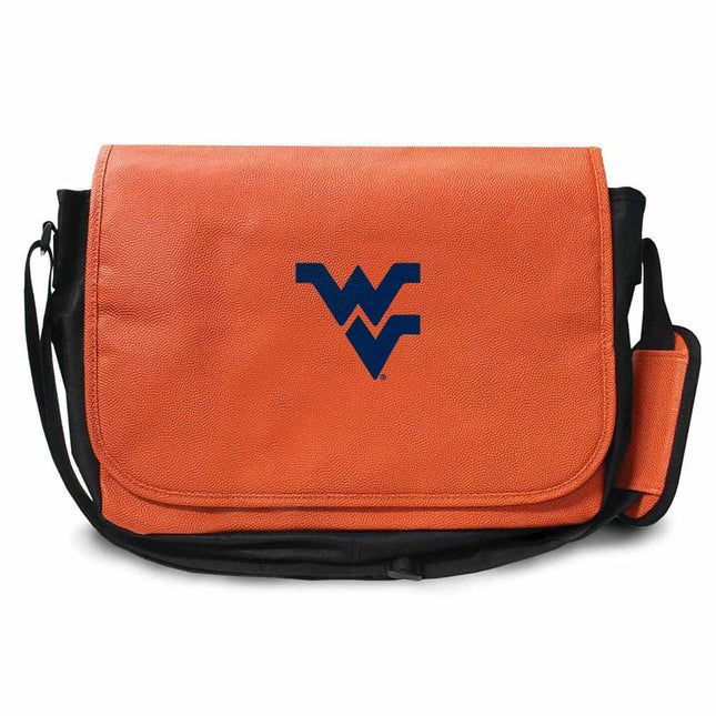 West Virginia Mountaineers Basketball Messenger Bag - Authentic Series