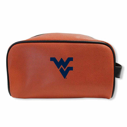 West Virginia Mountaineers Basketball Toiletry and Cosmetics Bag - Authentic Series