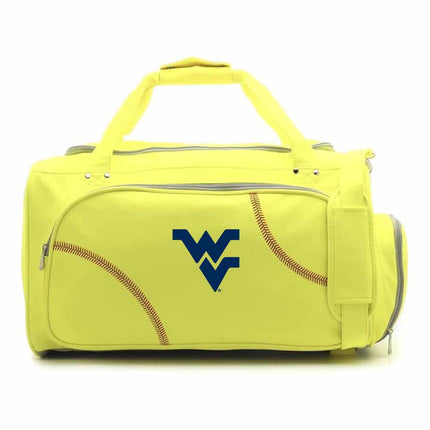 West Virginia Mountaineers Softball Duffel Bag - Authentic Series