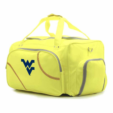 West Virginia Mountaineers Softball Duffel Bag - Authentic Series