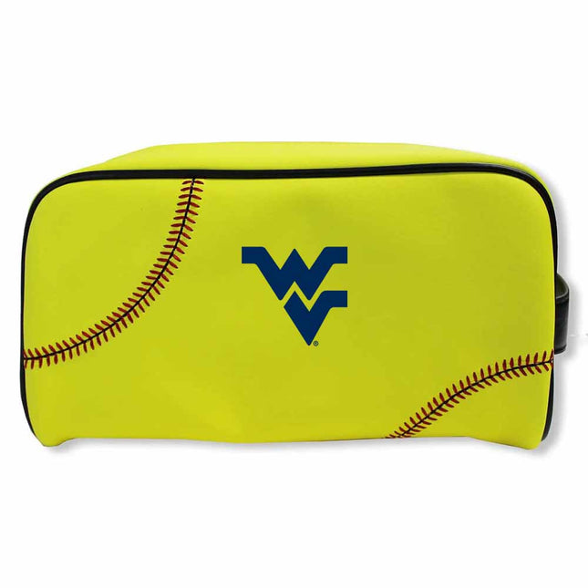 West Virginia Mountaineers Softball Toiletry and Cosmetics Bag - Authentic Series