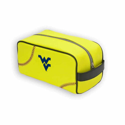 West Virginia Mountaineers Softball Toiletry and Cosmetics Bag - Authentic Series